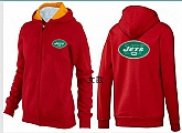 Womens New York Jets Team Logo 2015 Full Zip Hoodie-48,baseball caps,new era cap wholesale,wholesale hats