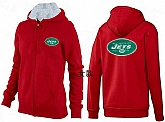 Womens New York Jets Team Logo 2015 Full Zip Hoodie-49,baseball caps,new era cap wholesale,wholesale hats