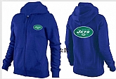 Womens New York Jets Team Logo 2015 Full Zip Hoodie-50,baseball caps,new era cap wholesale,wholesale hats