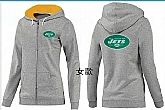 Womens New York Jets Team Logo 2015 Full Zip Hoodie-51,baseball caps,new era cap wholesale,wholesale hats