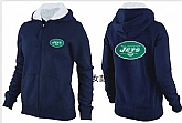 Womens New York Jets Team Logo 2015 Full Zip Hoodie-52,baseball caps,new era cap wholesale,wholesale hats