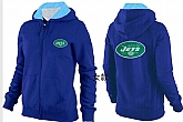 Womens New York Jets Team Logo 2015 Full Zip Hoodie-53,baseball caps,new era cap wholesale,wholesale hats