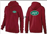 Womens New York Jets Team Logo 2015 Full Zip Hoodie-54,baseball caps,new era cap wholesale,wholesale hats