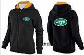Womens New York Jets Team Logo 2015 Full Zip Hoodie-58,baseball caps,new era cap wholesale,wholesale hats