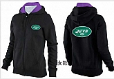 Womens New York Jets Team Logo 2015 Full Zip Hoodie-60,baseball caps,new era cap wholesale,wholesale hats