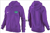 Womens New York Jets Team Logo 2015 Full Zip Hoodie-63,baseball caps,new era cap wholesale,wholesale hats