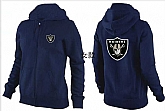 Womens Oakland Raiders Team Logo 2015 Full Zip Hoodie-34,baseball caps,new era cap wholesale,wholesale hats