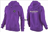 Womens Oakland Raiders Team Logo 2015 Full Zip Hoodie-48,baseball caps,new era cap wholesale,wholesale hats