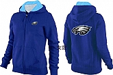 Womens Philadelphia Eagles Team Logo 2015 Full Zip Hoodie-34,baseball caps,new era cap wholesale,wholesale hats