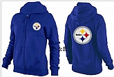 Womens Pittsburgh Steelers Team Logo 2015 Full Zip Hoodie-51,baseball caps,new era cap wholesale,wholesale hats