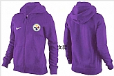 Womens Pittsburgh Steelers Team Logo 2015 Full Zip Hoodie-75,baseball caps,new era cap wholesale,wholesale hats