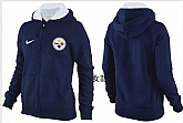 Womens Pittsburgh Steelers Team Logo 2015 Full Zip Hoodie-78,baseball caps,new era cap wholesale,wholesale hats