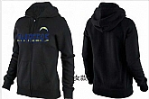 Womens San Diego Chargers Team Logo 2015 Full Zip Hoodie-12,baseball caps,new era cap wholesale,wholesale hats