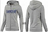 Womens San Diego Chargers Team Logo 2015 Full Zip Hoodie-17,baseball caps,new era cap wholesale,wholesale hats
