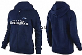 Womens Seattle Seahawks Team Logo 2015 Full Zip Hoodie-11,baseball caps,new era cap wholesale,wholesale hats