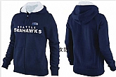 Womens Seattle Seahawks Team Logo 2015 Full Zip Hoodie-16,baseball caps,new era cap wholesale,wholesale hats