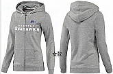 Womens Seattle Seahawks Team Logo 2015 Full Zip Hoodie-17,baseball caps,new era cap wholesale,wholesale hats