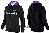 Womens Seattle Seahawks Team Logo 2015 Full Zip Hoodie-25,baseball caps,new era cap wholesale,wholesale hats