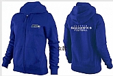Womens Seattle Seahawks Team Logo 2015 Full Zip Hoodie-34,baseball caps,new era cap wholesale,wholesale hats