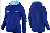 Womens Seattle Seahawks Team Logo 2015 Full Zip Hoodie-66,baseball caps,new era cap wholesale,wholesale hats