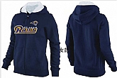 Womens St. Louis Rams Team Logo 2015 Full Zip Hoodie-16,baseball caps,new era cap wholesale,wholesale hats