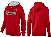 Womens St. Louis Rams Team Logo 2015 Full Zip Hoodie-19,baseball caps,new era cap wholesale,wholesale hats