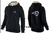 Womens St. Louis Rams Team Logo 2015 Full Zip Hoodie-38,baseball caps,new era cap wholesale,wholesale hats