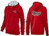 Womens St. Louis Rams Team Logo 2015 Full Zip Hoodie-59,baseball caps,new era cap wholesale,wholesale hats