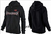 Womens Tampa Bay Buccaneers Team Logo 2015 Full Zip Hoodie-12,baseball caps,new era cap wholesale,wholesale hats