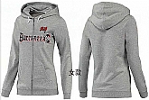 Womens Tampa Bay Buccaneers Team Logo 2015 Full Zip Hoodie-17,baseball caps,new era cap wholesale,wholesale hats