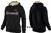 Womens Tampa Bay Buccaneers Team Logo 2015 Full Zip Hoodie-23,baseball caps,new era cap wholesale,wholesale hats