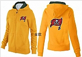 Womens Tampa Bay Buccaneers Team Logo 2015 Full Zip Hoodie-46,baseball caps,new era cap wholesale,wholesale hats