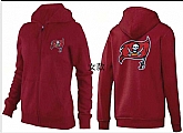 Womens Tampa Bay Buccaneers Team Logo 2015 Full Zip Hoodie-54,baseball caps,new era cap wholesale,wholesale hats