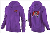 Womens Tampa Bay Buccaneers Team Logo 2015 Full Zip Hoodie-55,baseball caps,new era cap wholesale,wholesale hats