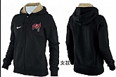 Womens Tampa Bay Buccaneers Team Logo 2015 Full Zip Hoodie-74,baseball caps,new era cap wholesale,wholesale hats