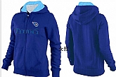 Womens Tennessee Titans Team Logo 2015 Full Zip Hoodie-15,baseball caps,new era cap wholesale,wholesale hats