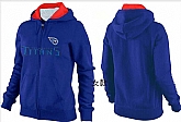 Womens Tennessee Titans Team Logo 2015 Full Zip Hoodie-25,baseball caps,new era cap wholesale,wholesale hats