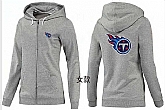 Womens Tennessee Titans Team Logo 2015 Full Zip Hoodie-28,baseball caps,new era cap wholesale,wholesale hats