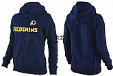 Womens Washington Redskins Team Logo 2015 Full Zip Hoodie-11,baseball caps,new era cap wholesale,wholesale hats