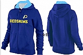 Womens Washington Redskins Team Logo 2015 Full Zip Hoodie-15,baseball caps,new era cap wholesale,wholesale hats