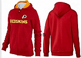 Womens Washington Redskins Team Logo 2015 Full Zip Hoodie-20,baseball caps,new era cap wholesale,wholesale hats