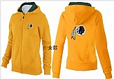 Womens Washington Redskins Team Logo 2015 Full Zip Hoodie-71,baseball caps,new era cap wholesale,wholesale hats