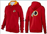 Womens Washington Redskins Team Logo 2015 Full Zip Hoodie-73,baseball caps,new era cap wholesale,wholesale hats