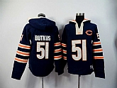 Chicago Bears #51 Dick Butkus Dark Blue 2015 New Stitched Hoodie,baseball caps,new era cap wholesale,wholesale hats