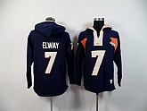 Denver Broncos #7 John Elway Dark Blue 2015 New Stitched Hoodie,baseball caps,new era cap wholesale,wholesale hats