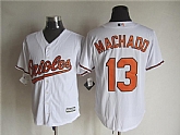Majestic Baltimore Orioles #13 Manny Machado White MLB Stitched Jerseys,baseball caps,new era cap wholesale,wholesale hats