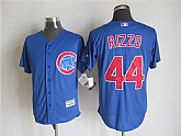 Majestic Chicago Cubs #44 Anthony Rizzo Blue MLB Stitched Jerseys,baseball caps,new era cap wholesale,wholesale hats