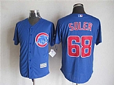 Majestic Chicago Cubs #68 Jorge Soler Blue MLB Stitched Jerseys,baseball caps,new era cap wholesale,wholesale hats