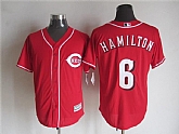 Majestic Cincinnati Reds #6 Billy Hamilton Red MLB Stitched Jerseys,baseball caps,new era cap wholesale,wholesale hats