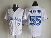 Majestic Toronto Blue Jays #55 Russell Martin White MLB Stitched Jerseys,baseball caps,new era cap wholesale,wholesale hats